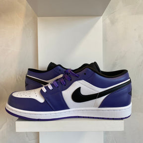 Jordan 1 Low Court Purple White (Pronta Entrega)