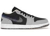 Jordan 1 Low SE Crater Black Grey