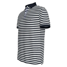 CAMISETA POLO MASCULINA TMH LISTRADA REGULAR FIT